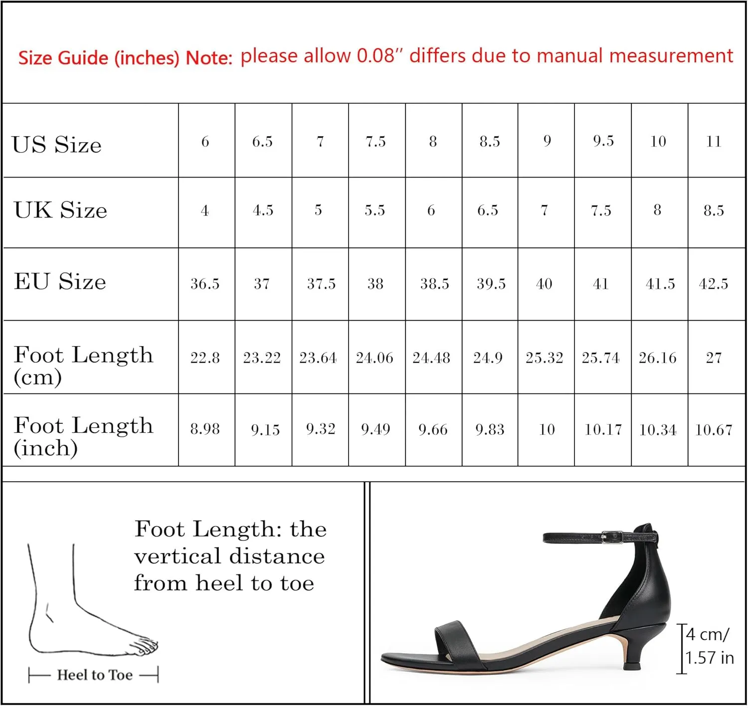 Kitten Heels for Women Heeled Sandals Round Toe Strappy Low Heels Dress Shoes