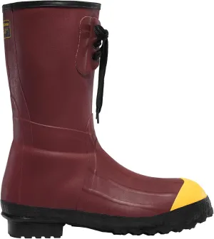 LaCrosse Men’s Pac 12” Insulated Steel Toe Rubber Boots with Foam Insulation, Tear Resistant Rubber, and Grippy Trac-Lite Outsole