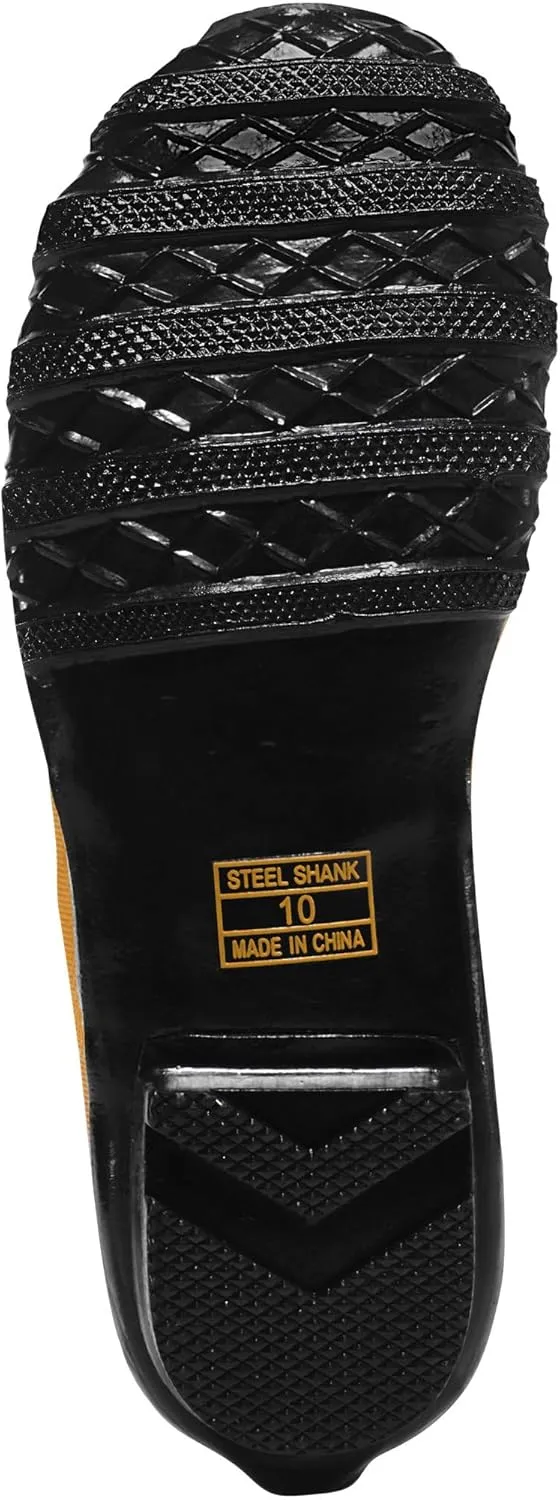 LaCrosse Men’s Pac 12” Insulated Steel Toe Rubber Boots with Foam Insulation, Tear Resistant Rubber, and Grippy Trac-Lite Outsole