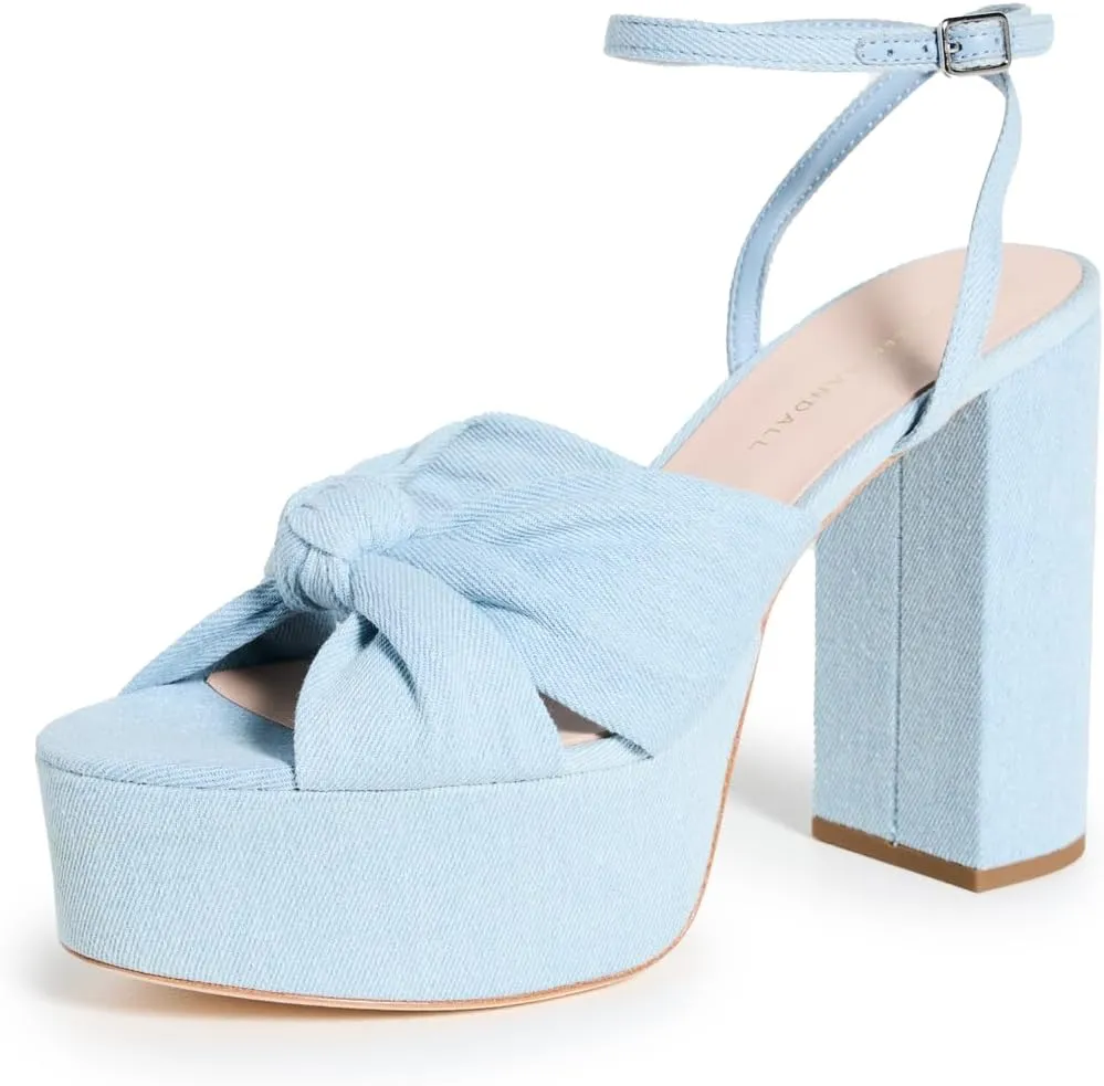 Loeffler Randall Women's Roz Knot Platform Sandals