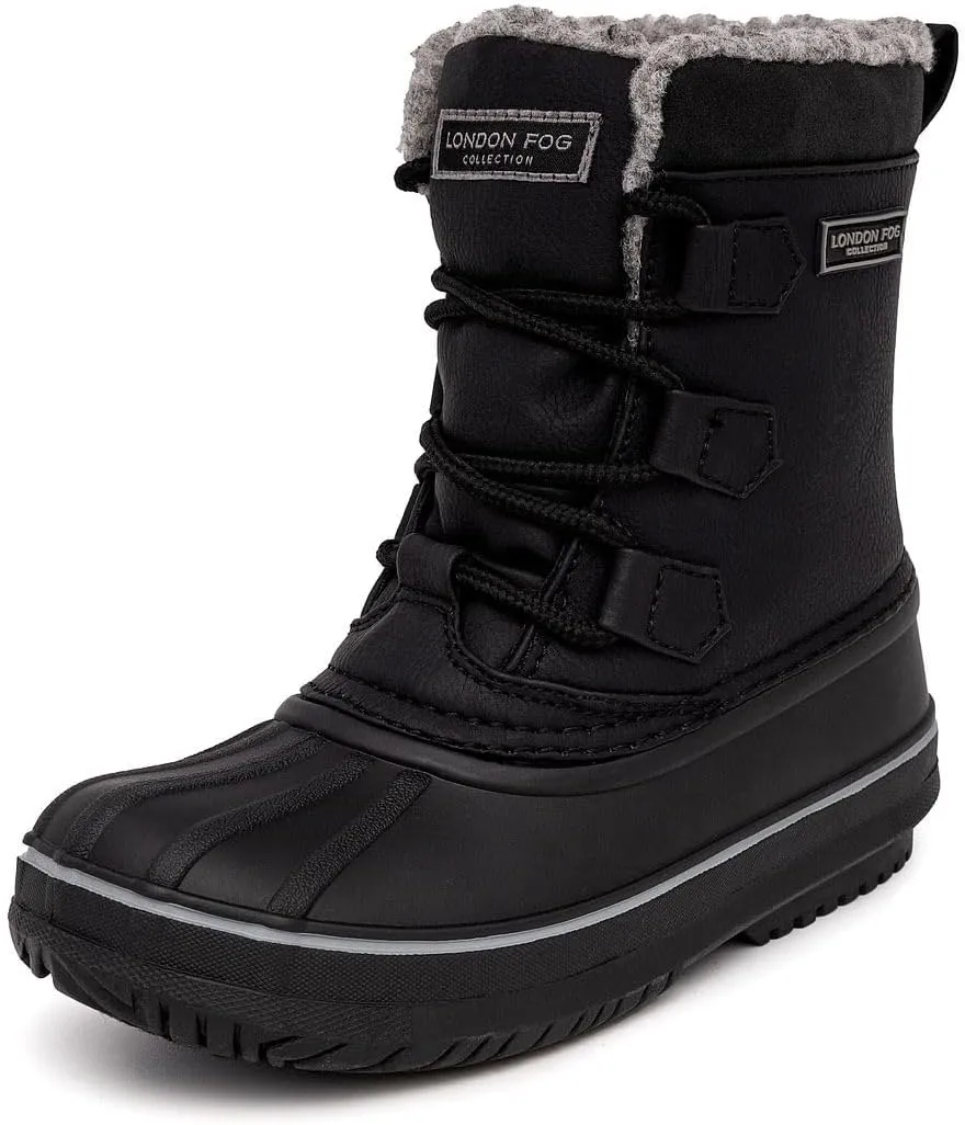 LONDON FOG Boys Cheshire Cold Weather Snow Boot