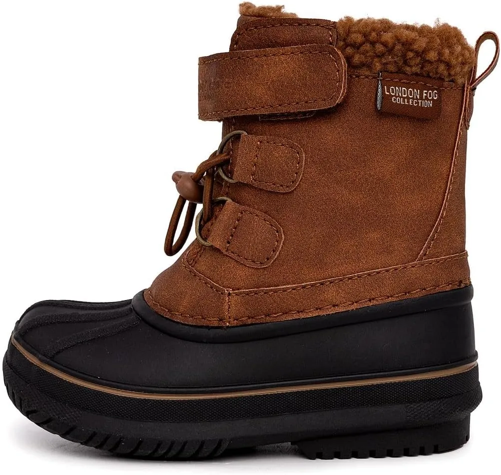 LONDON FOG Boys Oxford Toddler Cold Weather Snow Boot