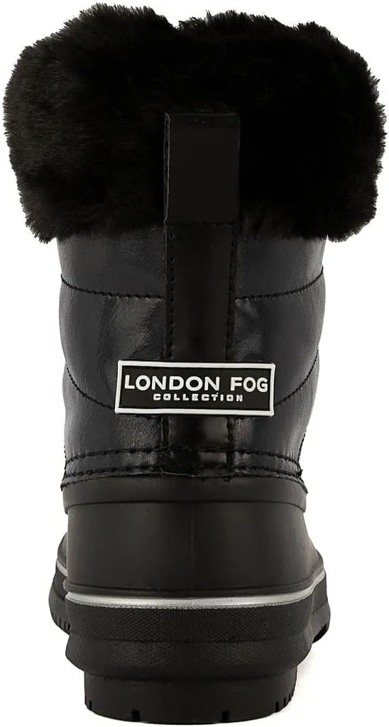 LONDON FOG Girls Bell Court Cold Weather Warm Lined Snow Boot