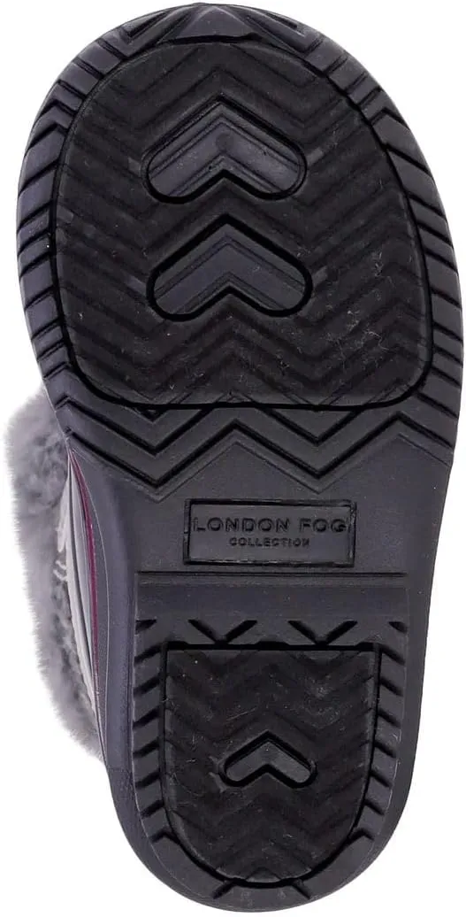 LONDON FOG Girls Toddler Tottenham Cold Weather Snow Boot
