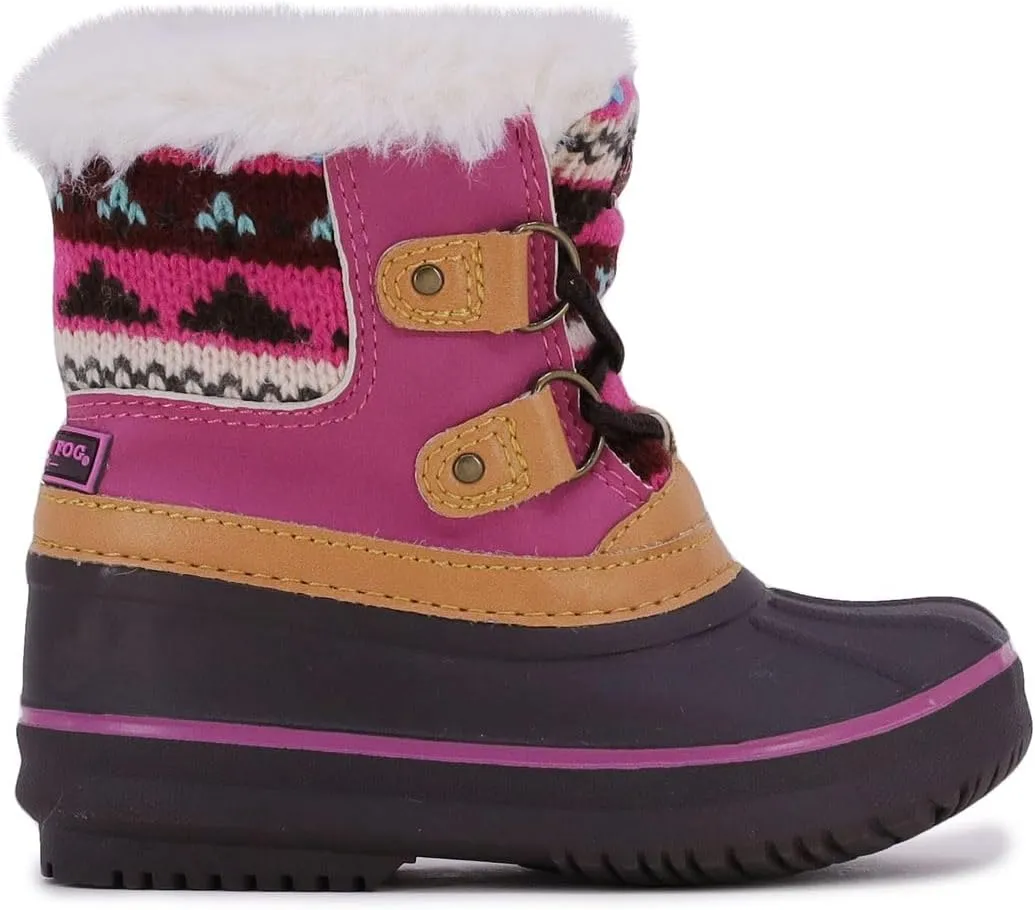 LONDON FOG Girls Toddler Tottenham Cold Weather Snow Boot