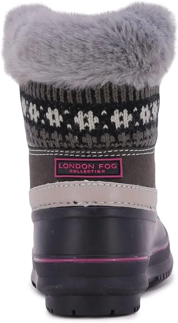 LONDON FOG Girls Toddler Tottenham Cold Weather Snow Boot
