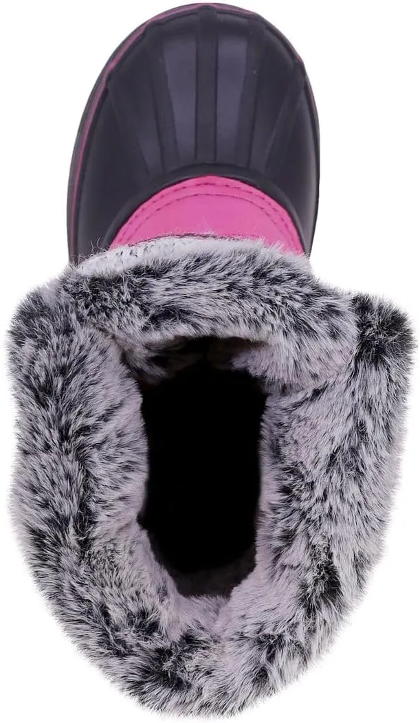 LONDON FOG Girls Tottenham Cold Weather Warm Lined Snow Boot