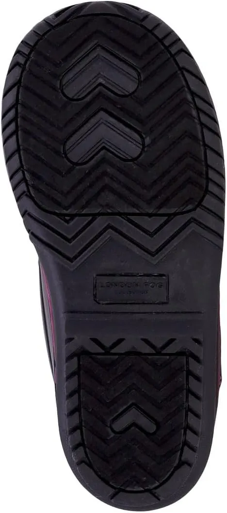 LONDON FOG Girls Tottenham Cold Weather Warm Lined Snow Boot