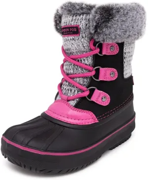 LONDON FOG Girls Tottenham Cold Weather Warm Lined Snow Boot