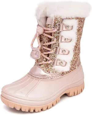LONDON FOG Girls Youth and Toddler Icelyn Cold Weather Warm Lined Snow Boot girls boot in youth and toddler sizes