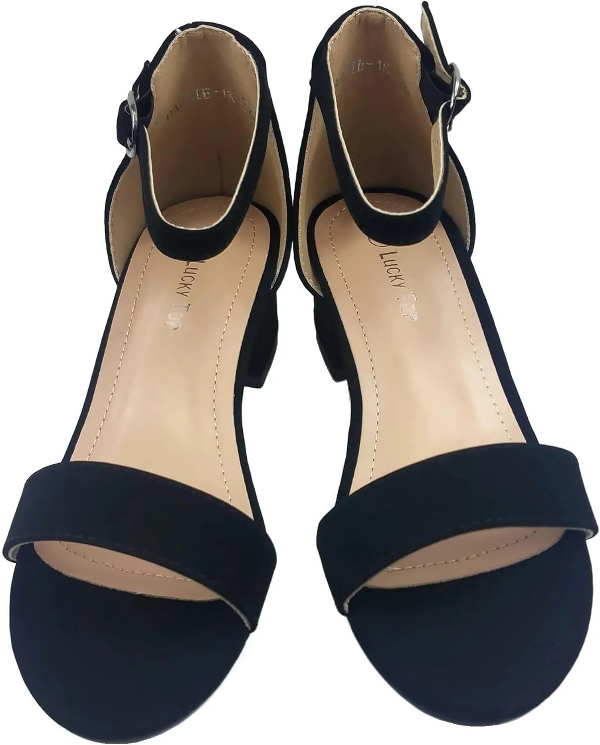 Lucky Top Girls Dress Sandal Low Heel Ankle Strap