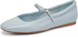 Mary Jane Ballet Flats for Women Casual Square Toe Slip On Flats Comfortable Ankle Buckle Strap Ballerina Shoes