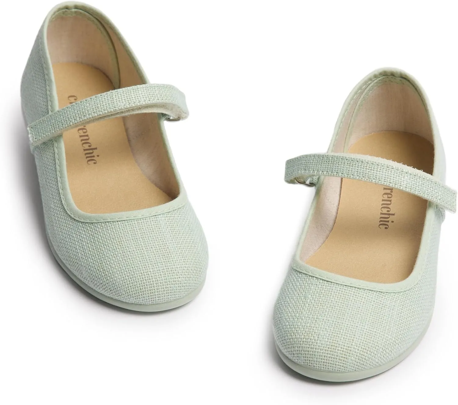 Mary Jane Shoes for Girls – Classic & Comfortable Dress Shoes for Toddlers & Kids – Perfect Flats for School, Play, and Special Occasions (Canvas)