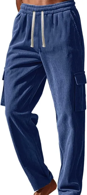 Mens Athletic Pants Durable Tapered Utility Stretch Sweatpants Tactical Trousers Straight Leg Casual Pants Small