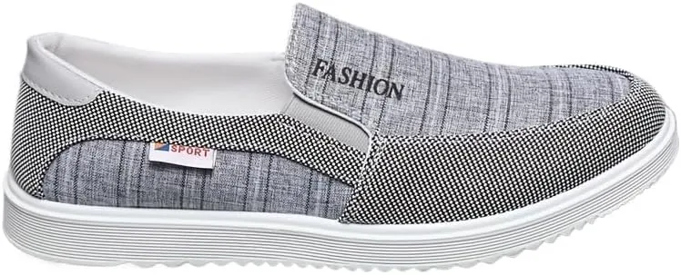 Men's Breathable Casual Loafers, Lightweight Anti-Skid Slip On Shoes for Outdoor Walking Driving, Men's Street Footwear, Spring and Summer