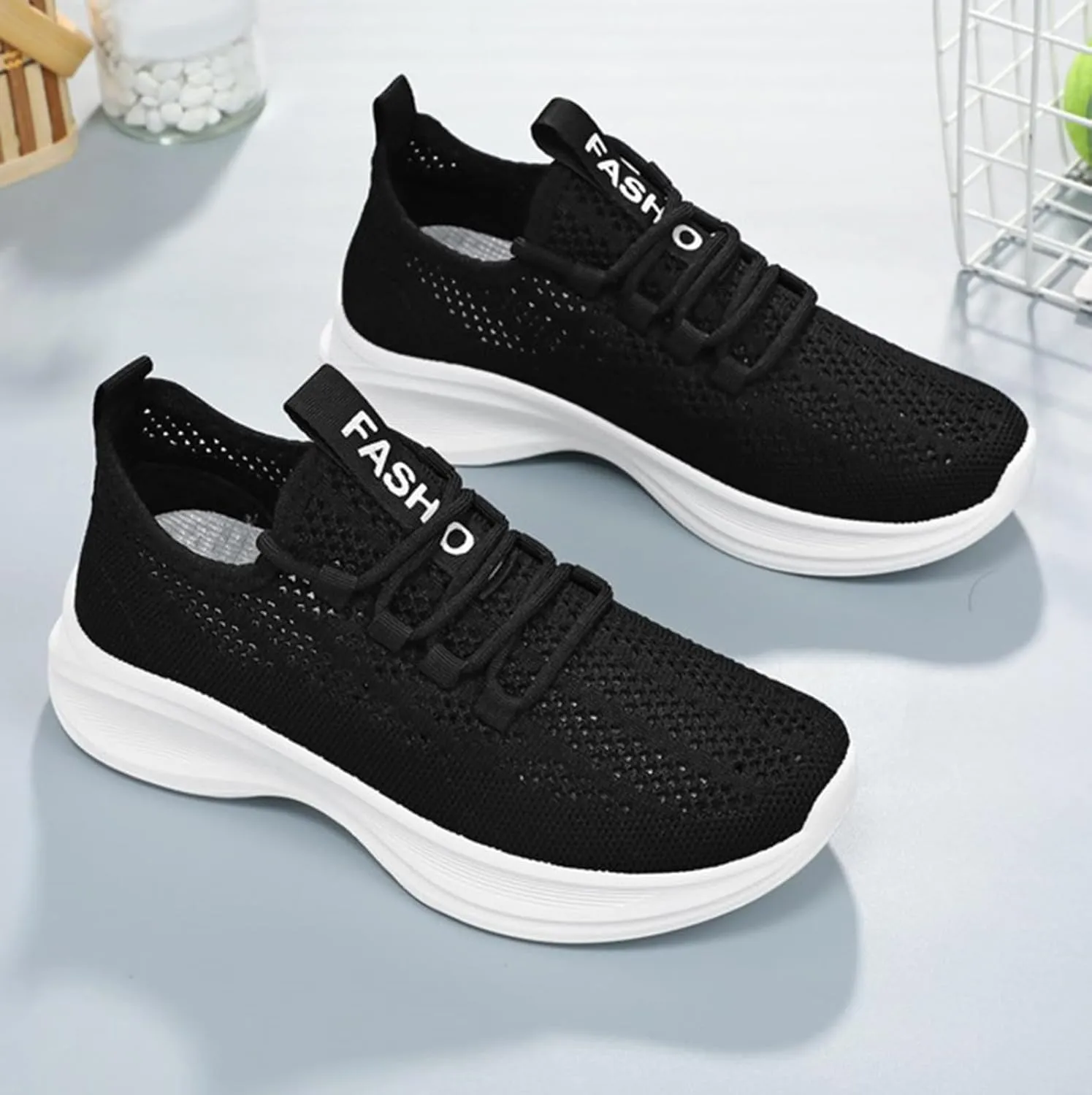 Men's Casual Dress Oxfords Shoes Breathable Knit Leisure Fashion Sneakers Lightweight Comfortable Walking Shoes