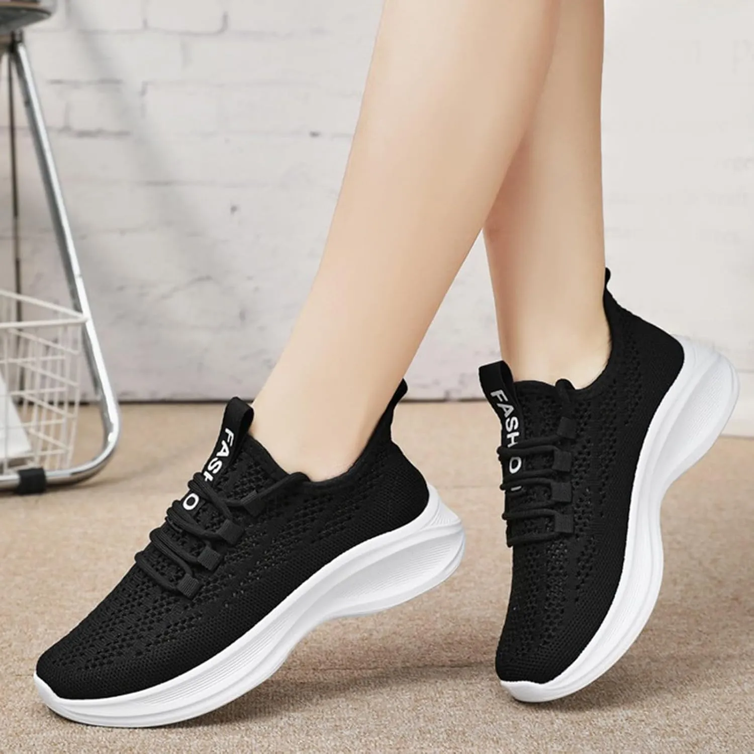 Men's Casual Dress Oxfords Shoes Breathable Knit Leisure Fashion Sneakers Lightweight Comfortable Walking Shoes