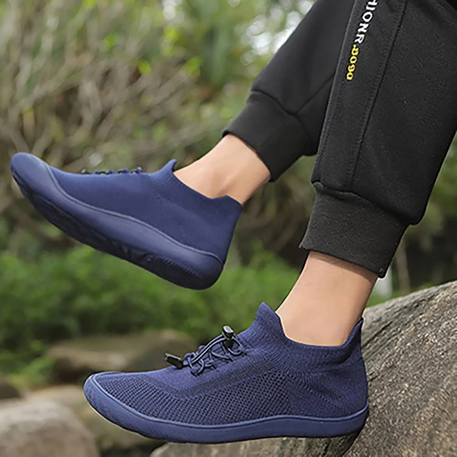 Men's Casual Dress Oxfords Shoes Breathable Knit Non Slip Work Shoes Women Wide Casual Dress Shoes Walking Sneakers Brown Tennis Shoe Loafers Casual Slip On