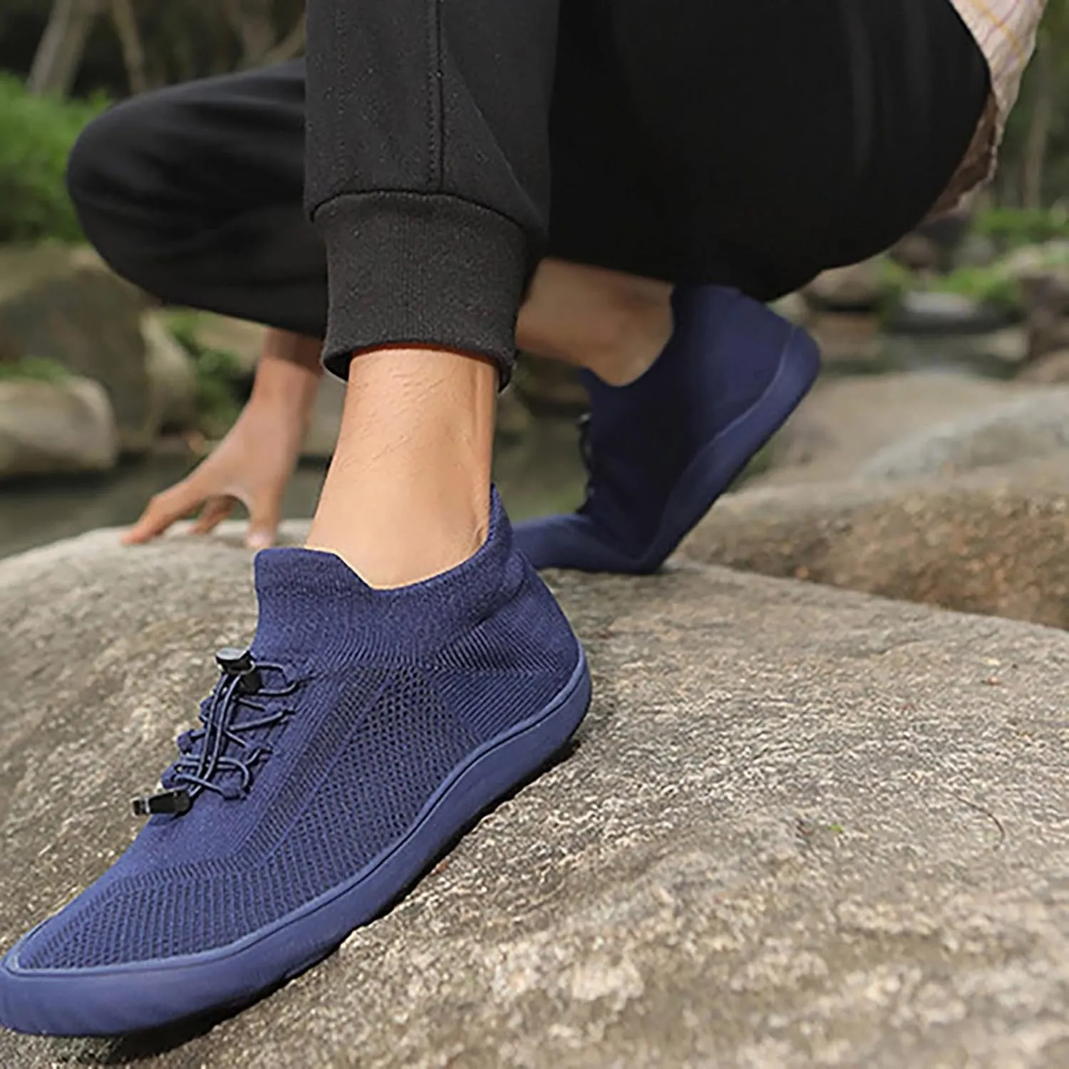 Men's Casual Dress Oxfords Shoes Breathable Knit Non Slip Work Shoes Women Wide Casual Dress Shoes Walking Sneakers Brown Tennis Shoe Loafers Casual Slip On