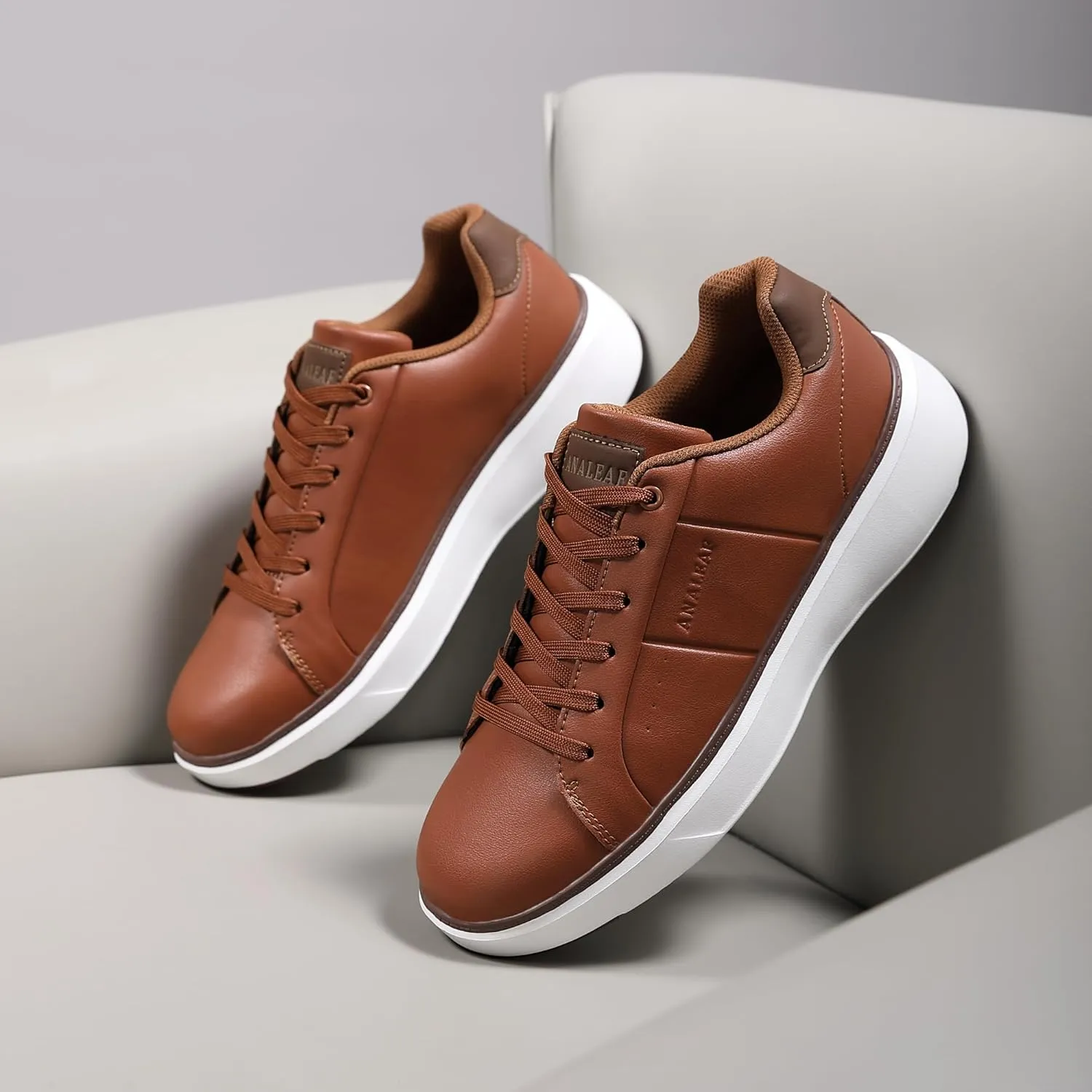 Mens Casual Shoes Fashion Sneakers Lightweight Comfortable Lace-up Shoes