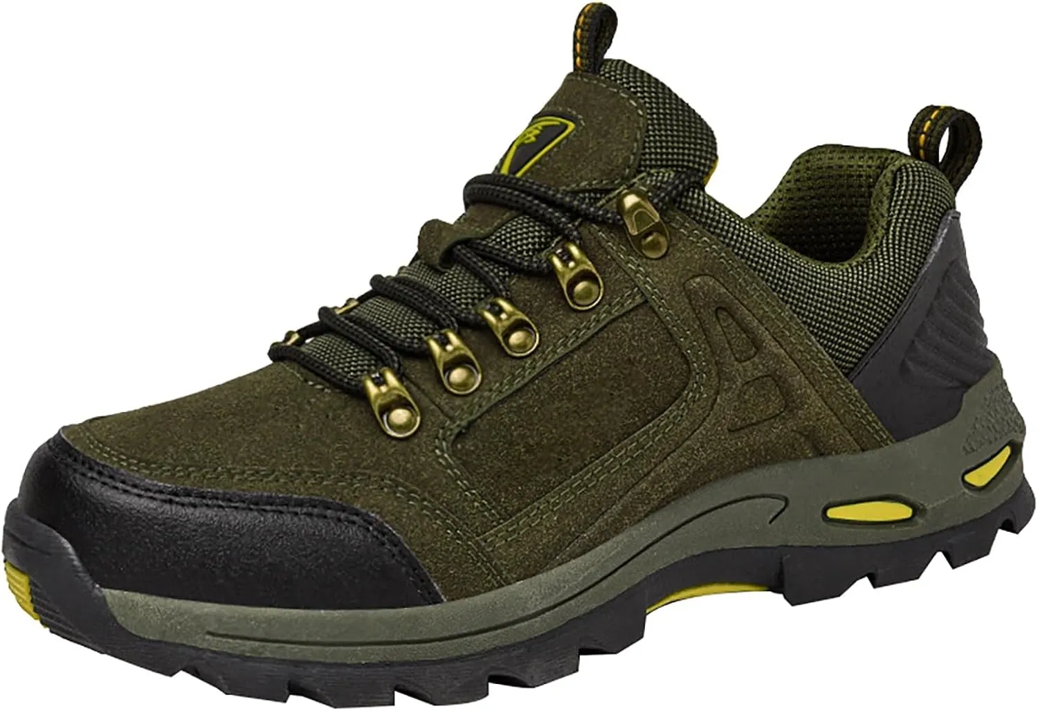 Mens Casual Shoes Suede Slip On Walking Shoes Waterproof Padded Sneakers Non Slip Lightweight Hiking Shoes