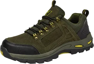 Mens Casual Shoes Suede Slip On Walking Shoes Waterproof Padded Sneakers Non Slip Lightweight Hiking Shoes