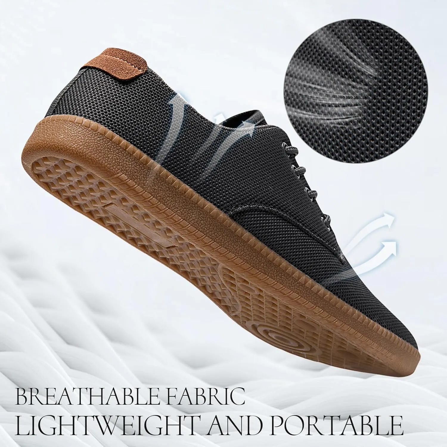 Mens Dress Shoes Casual Business Slip on Loafers Walking Breathable Sneakers Lightweight Mesh