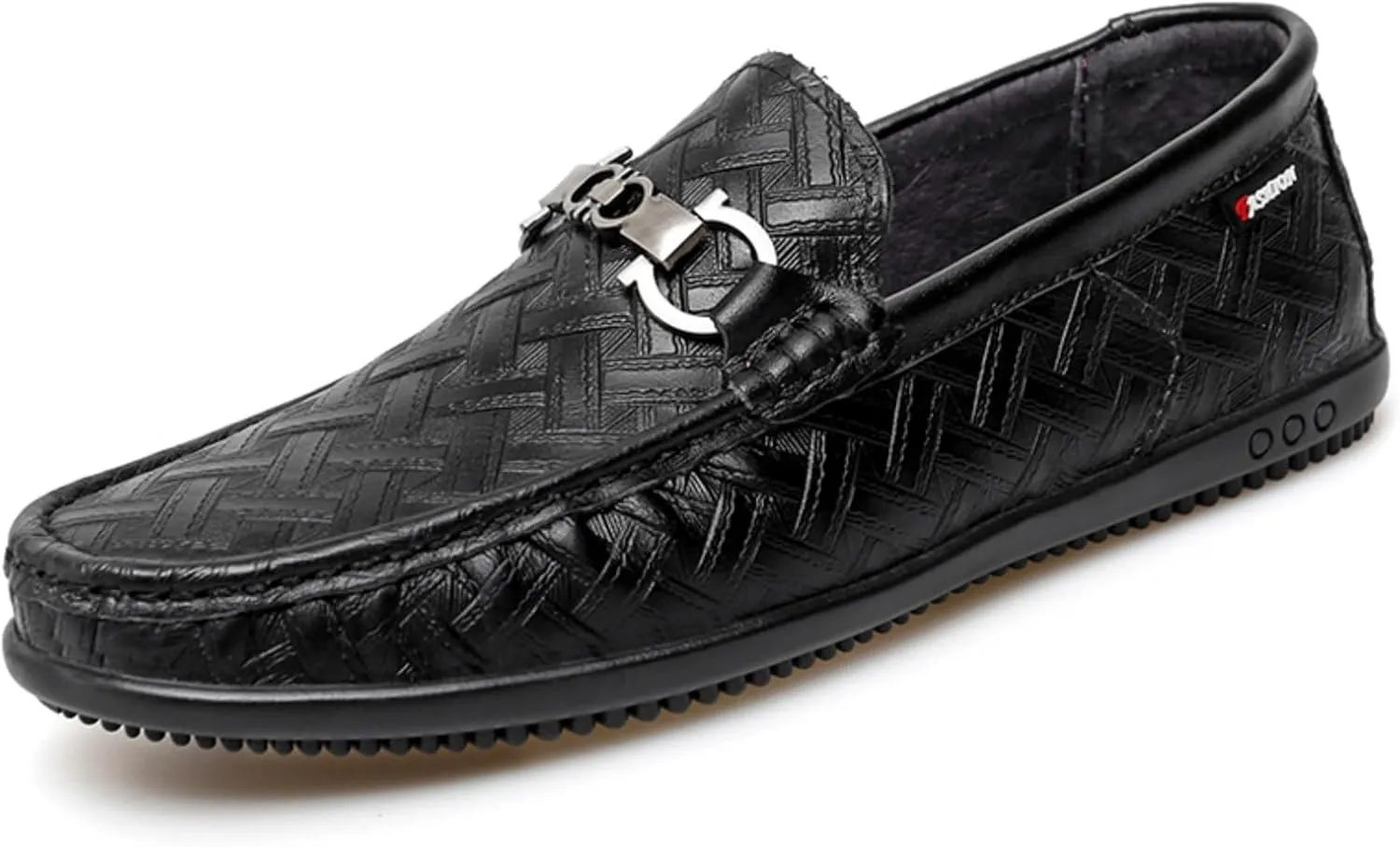 Mens Genuine Cowhide Loafers Slip - Ons, Casual Driving Flat Walking Moccasin, Business Boat Shoes, Fashion Slipper, for Wedding