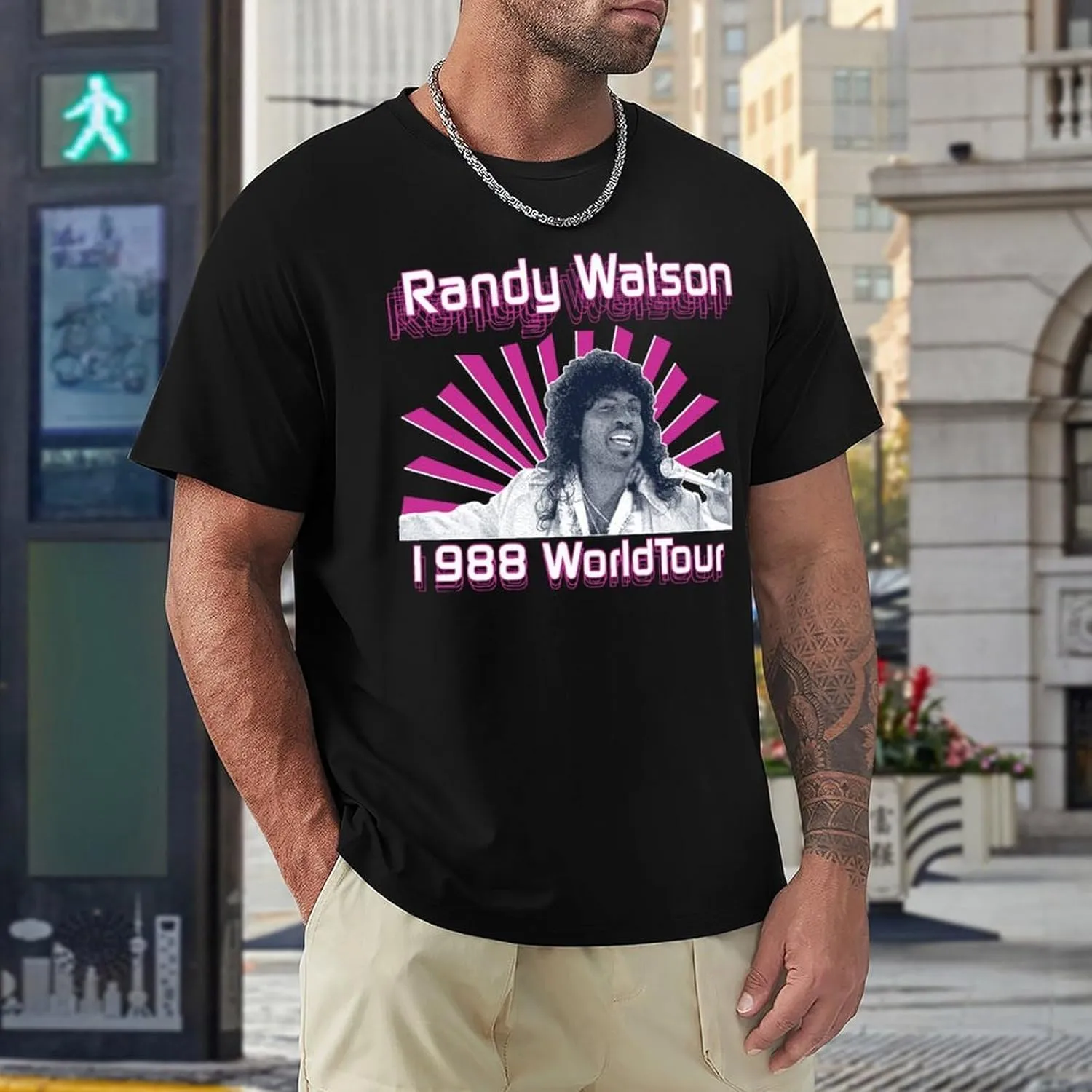 Mens Music Fans T-Shirt Sport Short Sleeve Cotton Shirt Adults