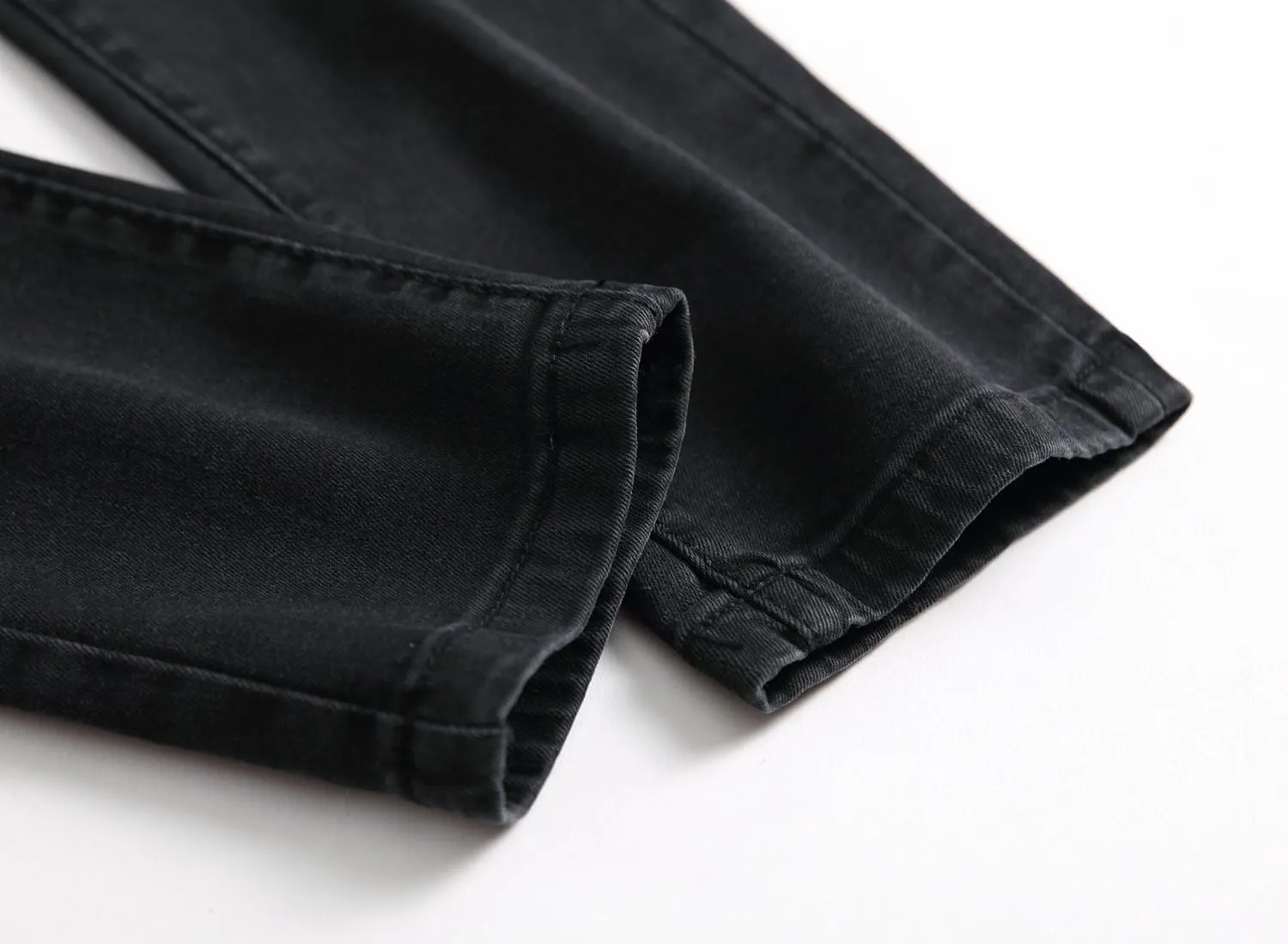 Men's Ripped Skinny Stretch Distressed Destroyed Slim Jeans Denim Pants