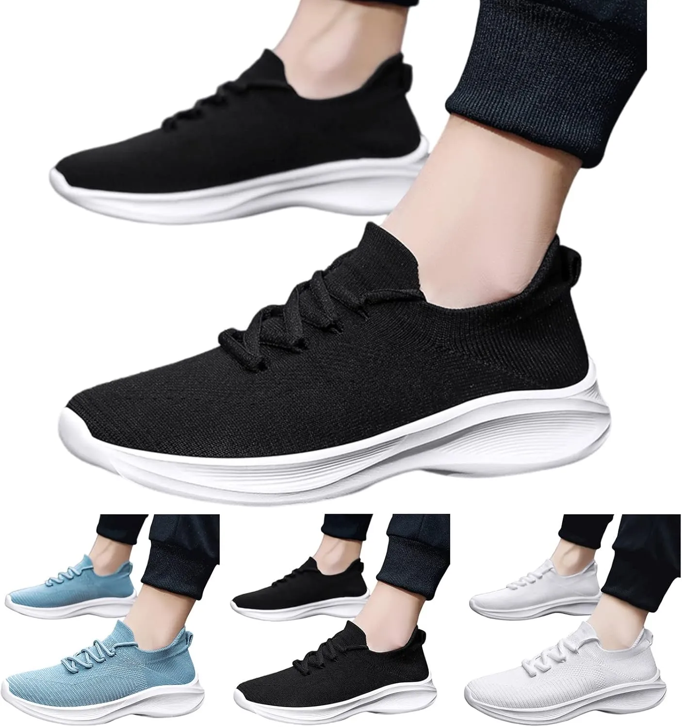 Men's Sneakers Mens Tennis Shoes Slip on Shoe for Men Sneaker for Men Running Trail Sport Sneaker