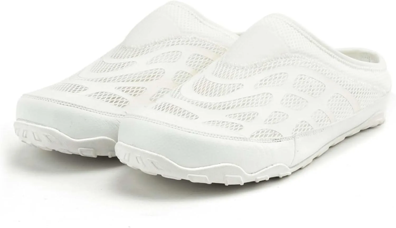 Men's Summer Sandals Handmade Baotou Half Slippers Garden Shoes Breathable Mesh Sandals Slippers Anti-slip Quick-dry Beach Shoes Outdoor Walking Casual Shoes