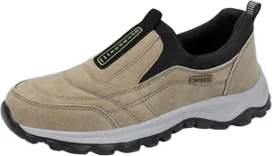 Men's Wide Hiking Shoes Lightweight Walking Shoes Waterproof Work Shoes for Outdoor Trailing Trekking Camping