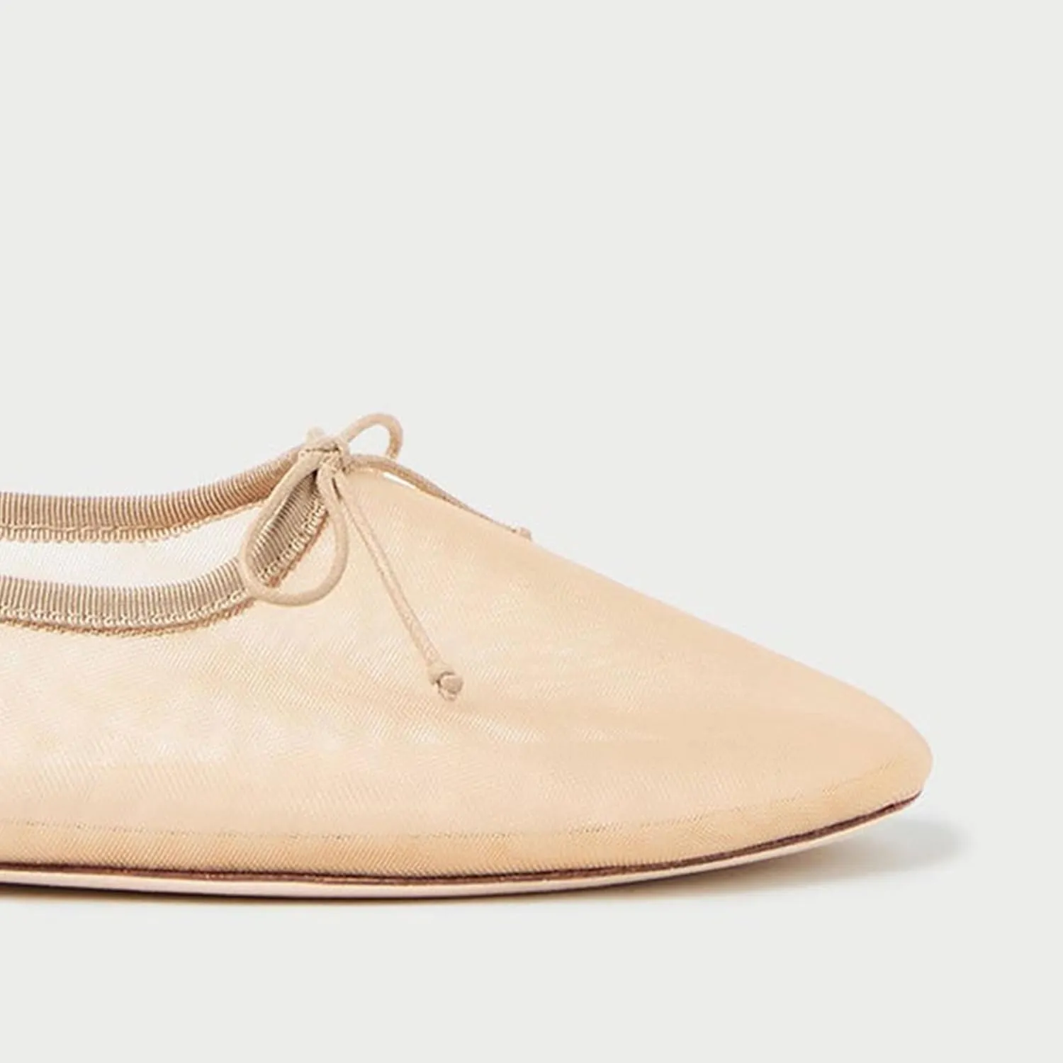 Mesh Ballet Flats for Women Elegant Bows Round Head Design Comfortable and Breathable Shoes Perfect for Weddings