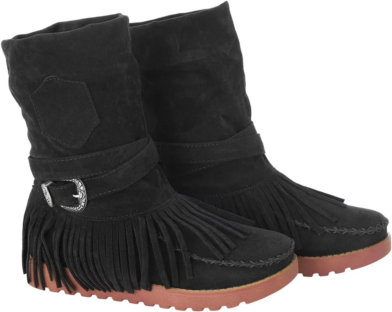 Mid Calf Rain Boots for Women Wide White Cowgirl Boots Short Heel Brown Riding Boots for Women Extra Wide Calf Women's Brown Boots Wide Mid Calf Womens Wide Width Wide Calf Brown Mid Calf Boots