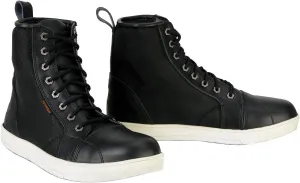 Milwaukee Leather Men's Motorcycle Reinforced Street Biker Casual Riding Shoes Leather Suede Canvas - 10