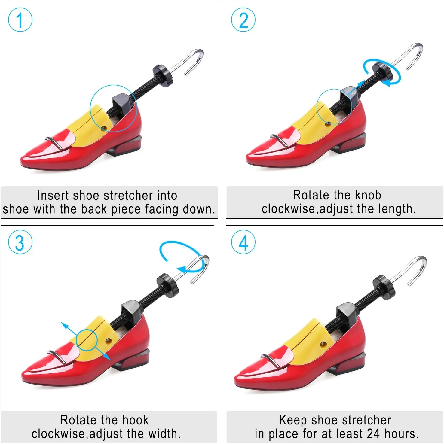 MISERWE Shoe Stretcher with Carrying Bag Professional Adjustable Shoe Stretcher for Men and Women