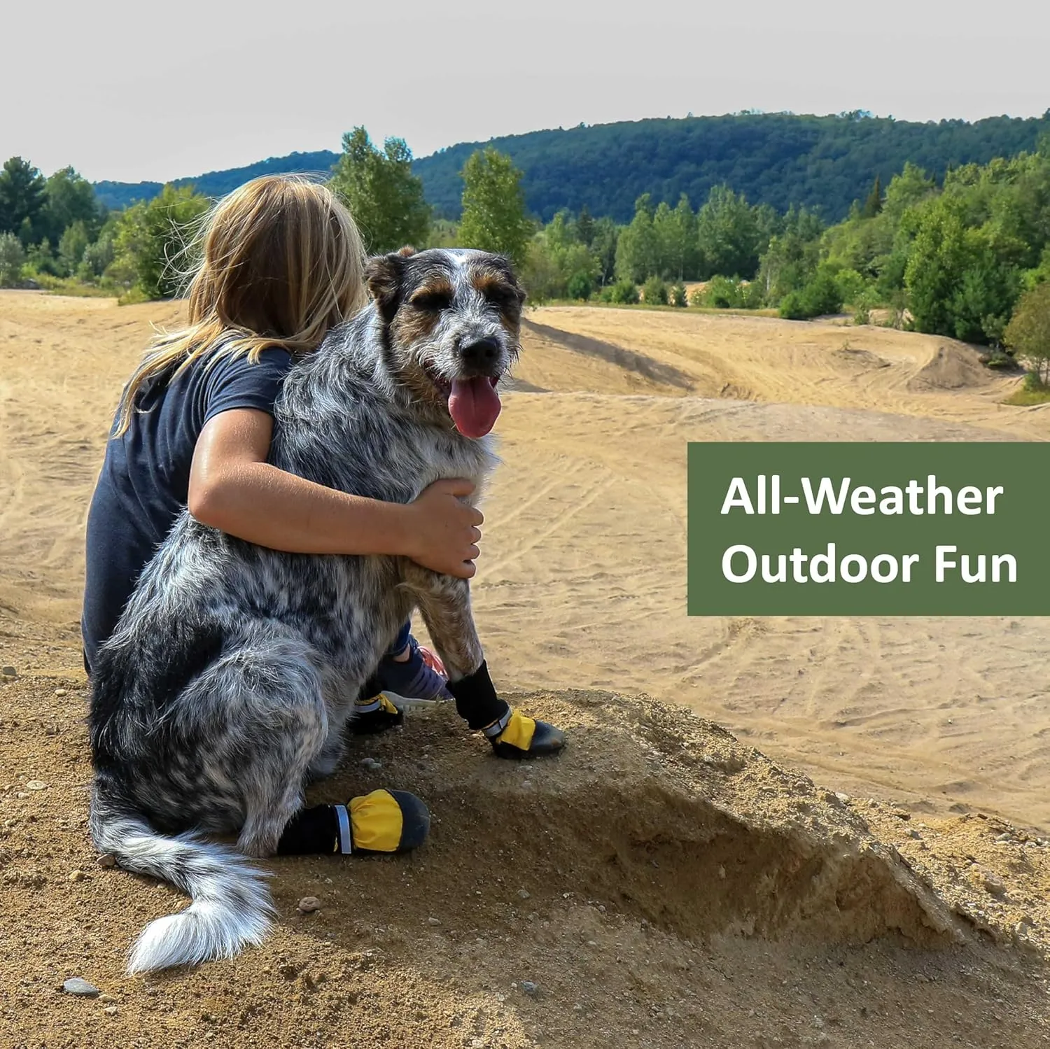 Muttluks All Weather Boots, Black, Itty Bitty