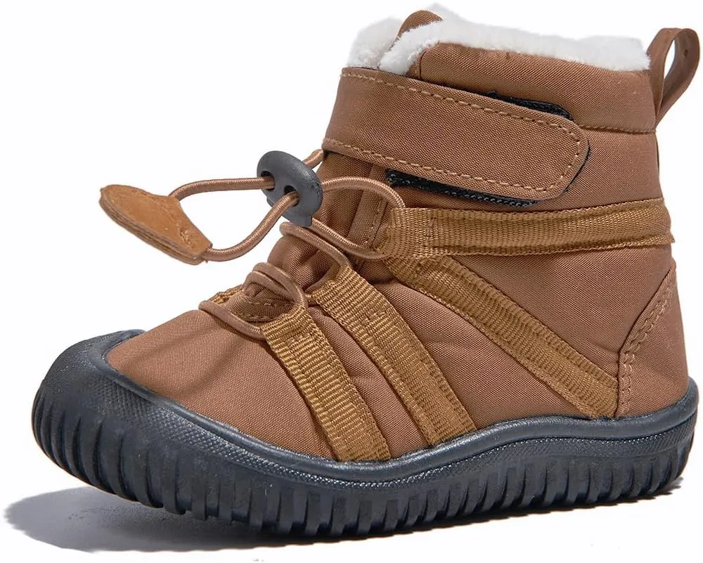 Newsonet Toddler Winter Snow Boots Boys Girls Cold Weather Baby Faux Fur Shoes (Infant/Toddler/)