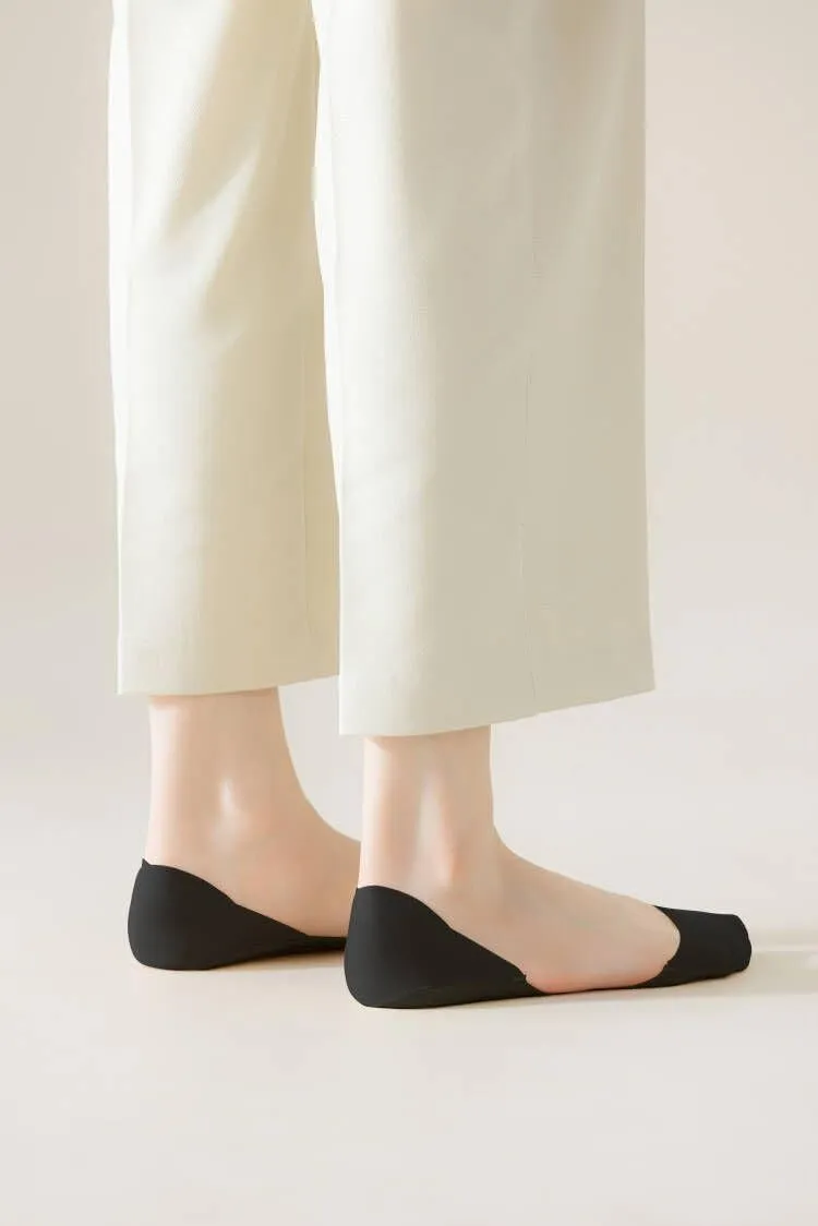 No Show Socks for Flats Heels Pumps Lofers Low Cut Non-Slip Invisible Liner Socks for Women by Flammi
