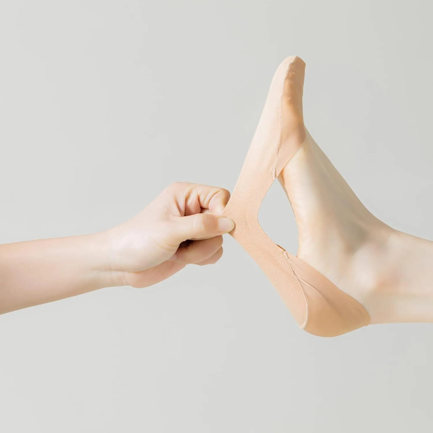 No Show Socks for Flats Heels Pumps Lofers Low Cut Non-Slip Invisible Liner Socks for Women by Flammi
