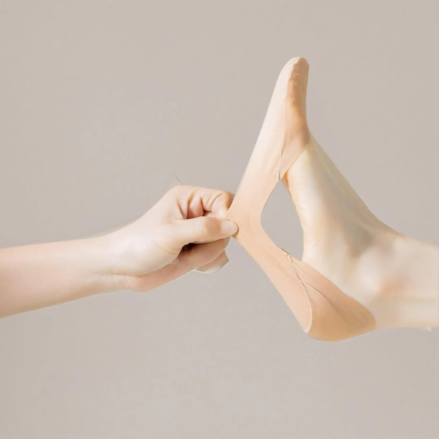 No Show Socks for Flats Heels Pumps Lofers Low Cut Non-Slip Invisible Liner Socks for Women by Flammi