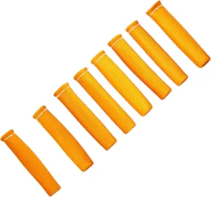 Orange 8pcs 1200°Spark Plug Wire Boots Heat Shield Protector Sleeve Replacement for SBC BBC