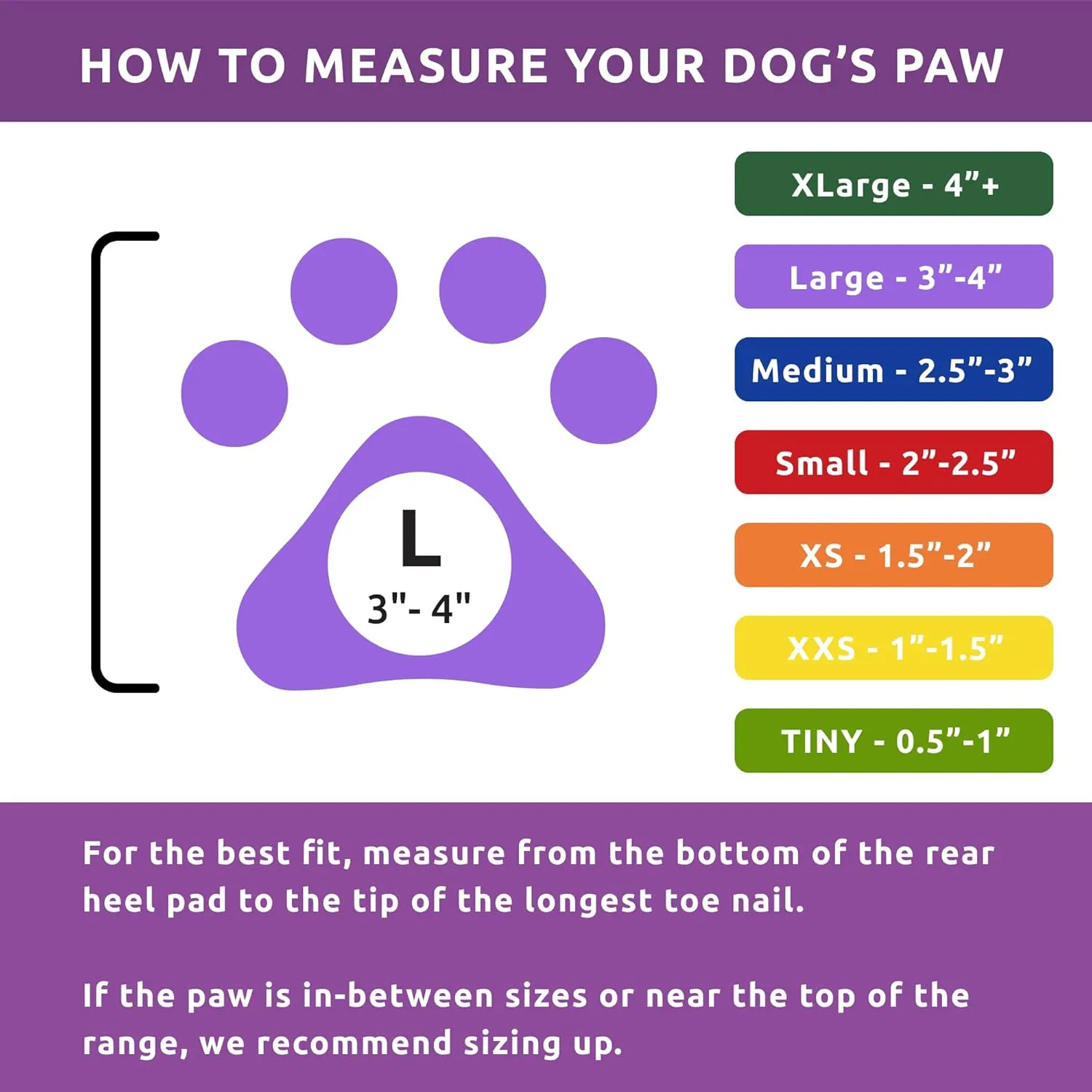 PawZ Rubber Dog Boots for Paws up to 4", 24 Total (2 Packs of 12) - All-Weather Dog Booties for Hot Pavement, Snow, Mud, and Rain - Waterproof, Anti Slip Dog Socks - Large, Black