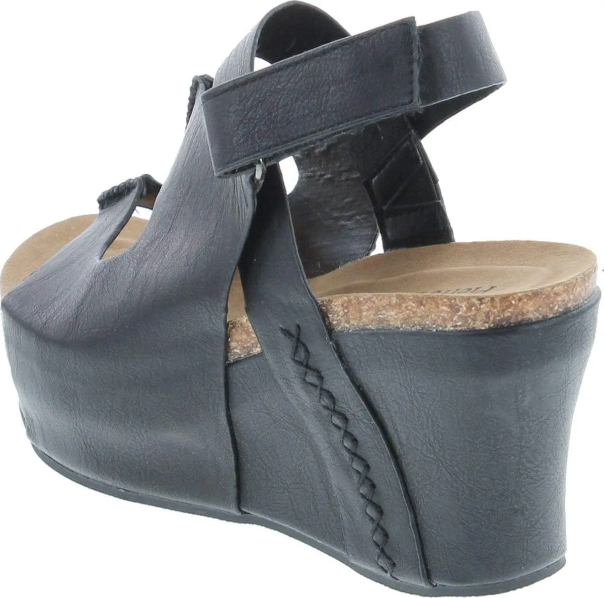 Pierre Dumas Hester-10 Women Low Wedge with an Adjustable Side Buckle