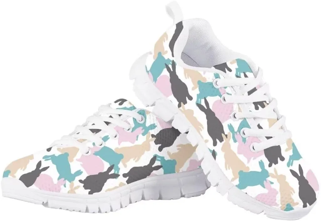 Pinupub Boys Girls Sneakers Cute Graphic Print Sports Tennis Shoes Casual Lace Up Sneakers
