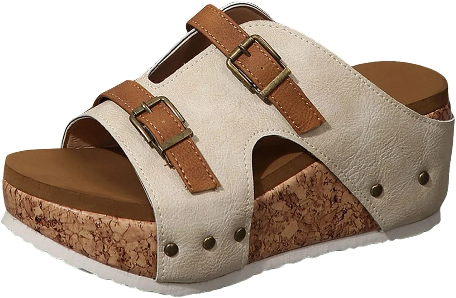 Platform Sandals Women Open Toe Arch Support Orthopedic Comfort Retro Casual Wedge Sandals for Women 2025 Platform