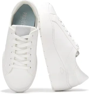 Project Cloud Platform Sneakers for Women – Lightweight Women's Fashion Sneakers for 2025 with Memory Foam Insole – Non Slip Lace-Up Womens Shoes – Stylish Wedge Shoes for Women (Bossy)