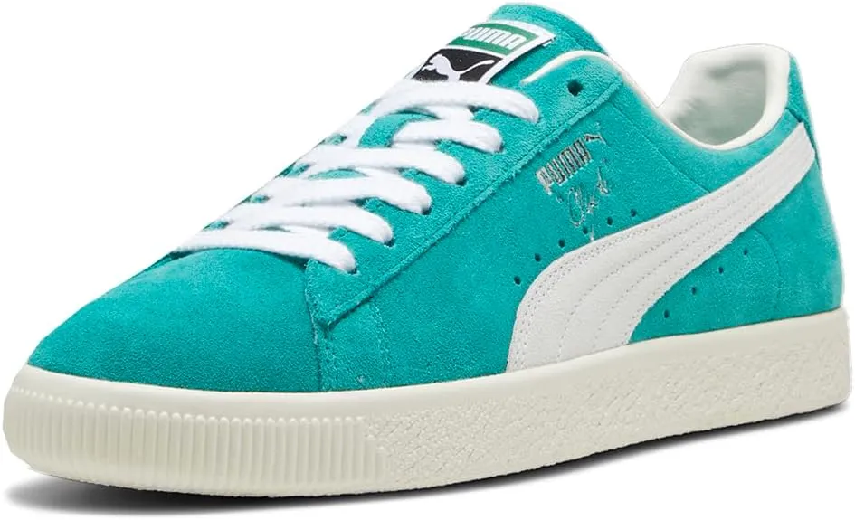 PUMA Mens Clyde Og Lace Up Sneakers Shoes Casual - Blue