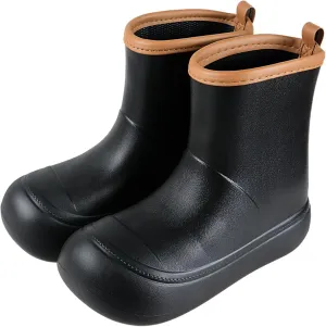 Rain Boots for Women Men Waterproof, Garden Shoes for Women, Lightweight Short Yellow Rain Boots